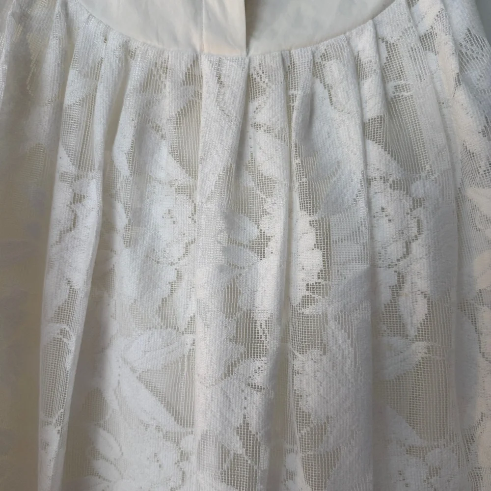 Anthropologie HD in Paris Lace Shift Dress S Excellent Cond Engagement Shower